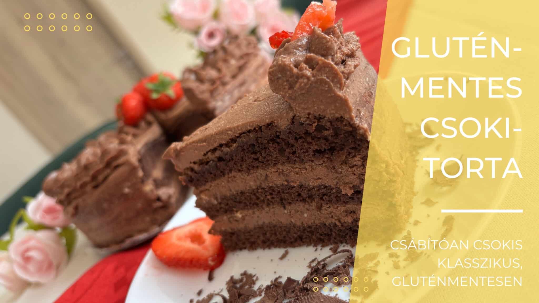 Gluténmentes csokitorta