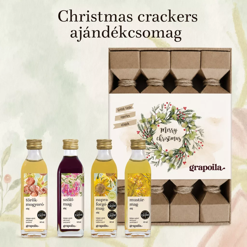 Pachet cadou „Christmas Crackers”, selecție de uleiuri premiată la Great Taste 2020, 4 × 40 ml - imagine 2