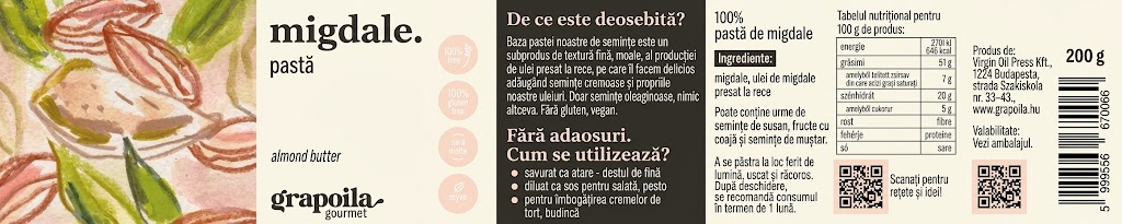 Cremă de migdale 200 g - imagine 2